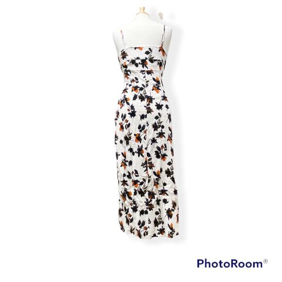 Derek Lam Floral Camisole Dress White 6 - Picture 2 of 7